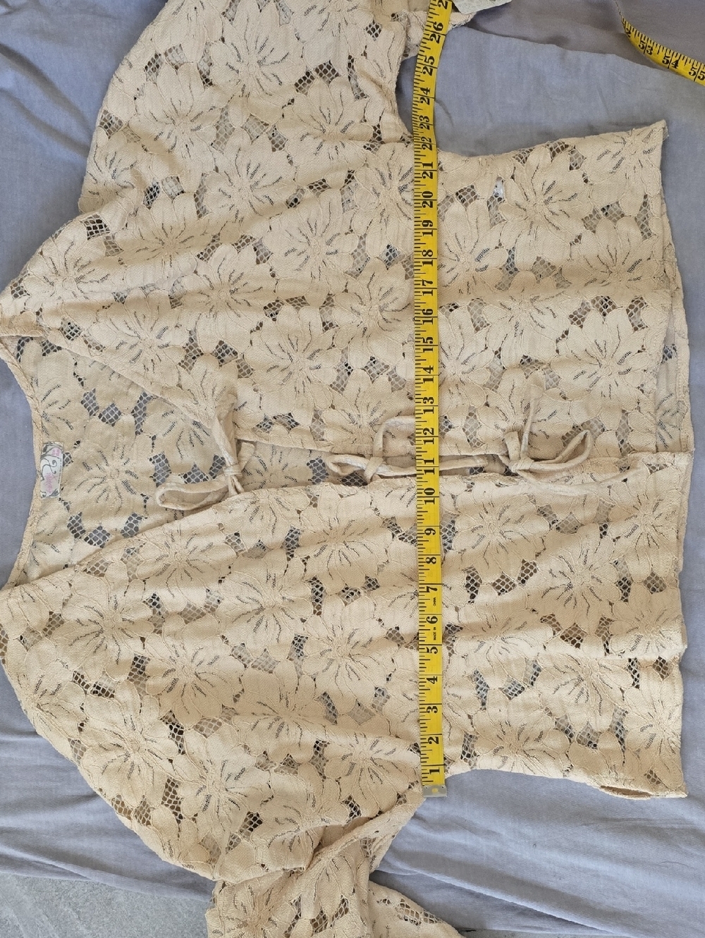 Free People Romona Lace Kimono - Ivory… new with tags - Picture 10 of 12